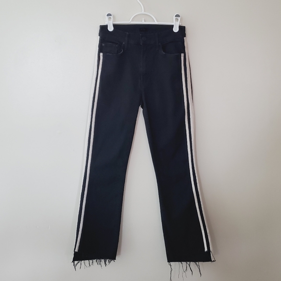 MOTHER Denim The Insider Crop Step Fray Guilty Racer - Picture 6 of 16